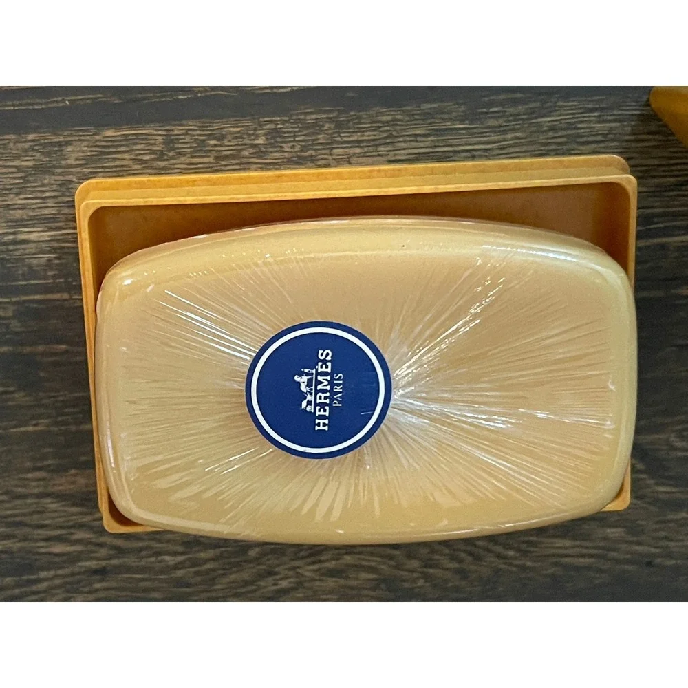 Hermes Rocabar Perfumed Soap with Signature Travel Case New Sealed